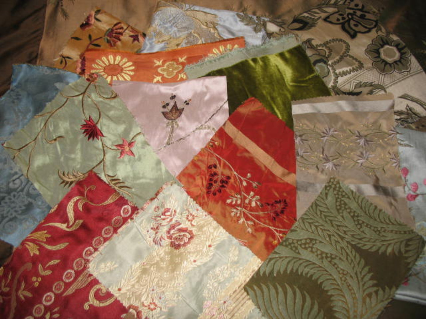 Quilting Grab Bag - All Silks - 10 ct