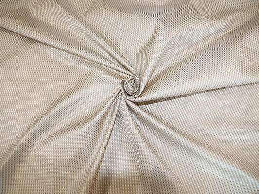 Brahms Collection - Woven Silk Taffeta - White
