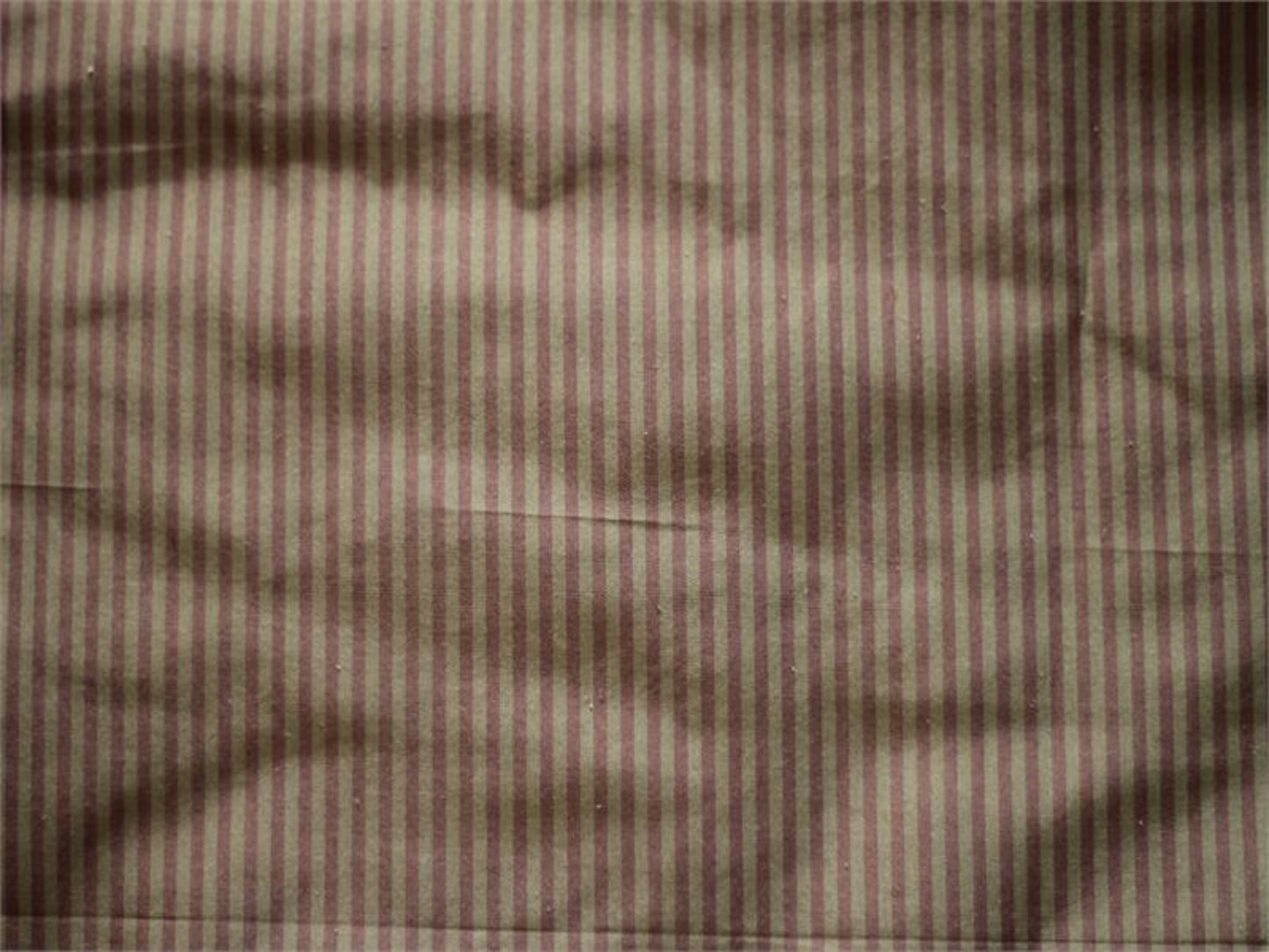 Carnival Collection - Striped Silk Taffeta - Plum & Olive