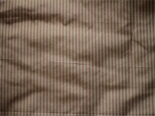 Carnival Collection - Striped Silk Taffeta - Plum & Olive