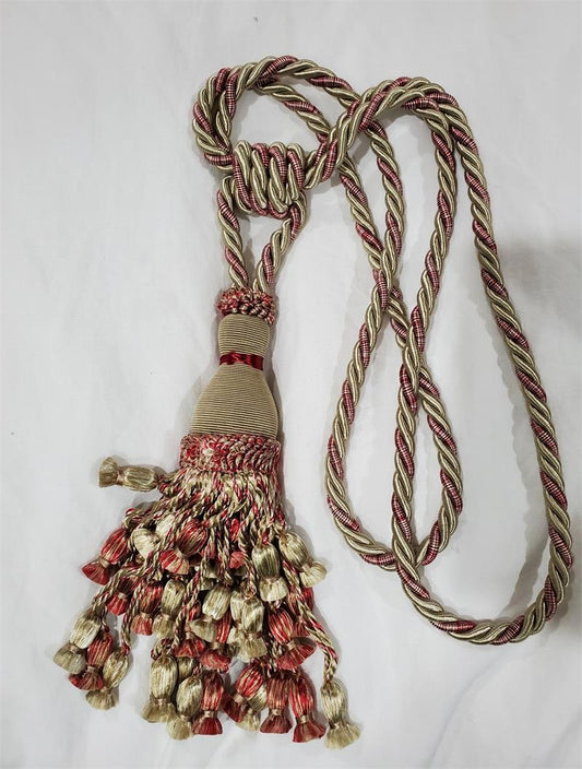 Drapery Tieback - Sage & Rose