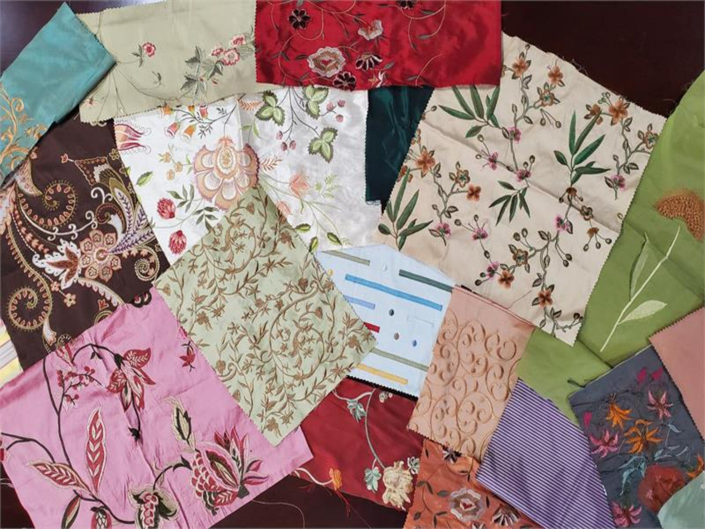 Quilting Grab Bag - All Silks - 50 ct