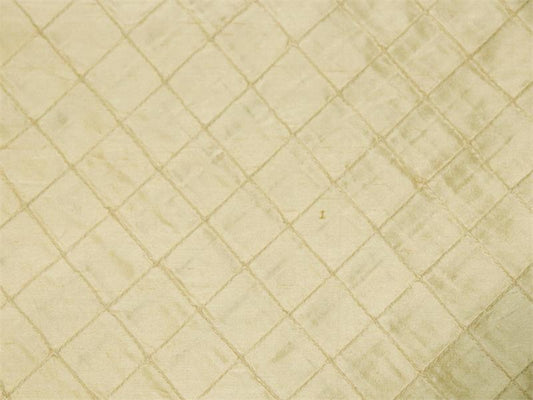 Harlequin Collection - Hand-Tucked Silk Dupioni - Cream