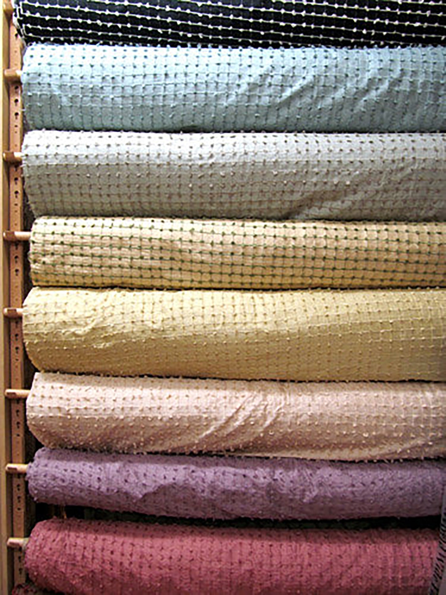 Loopy Collection - Woven Silk Chenille - Cream
