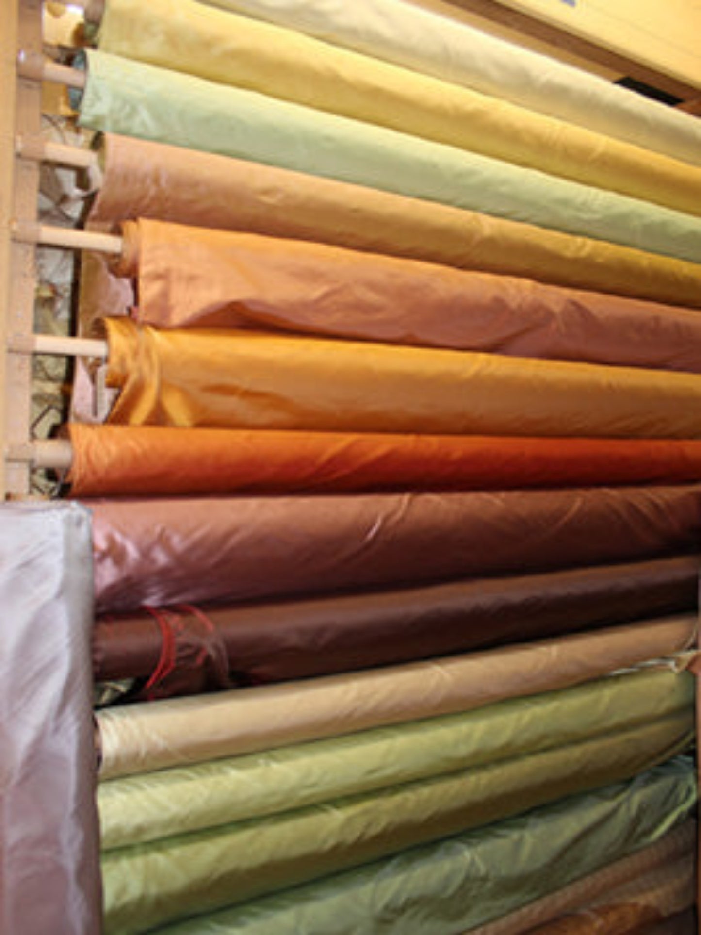 Lush Collection - Solid Satin Silk - Gold & Green - Reversible