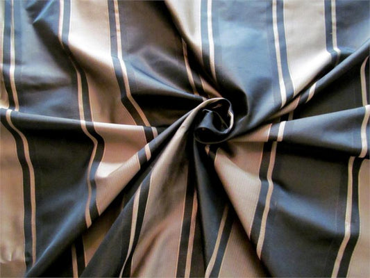 Narnia Collection - Satin Silk - Black and Taupe