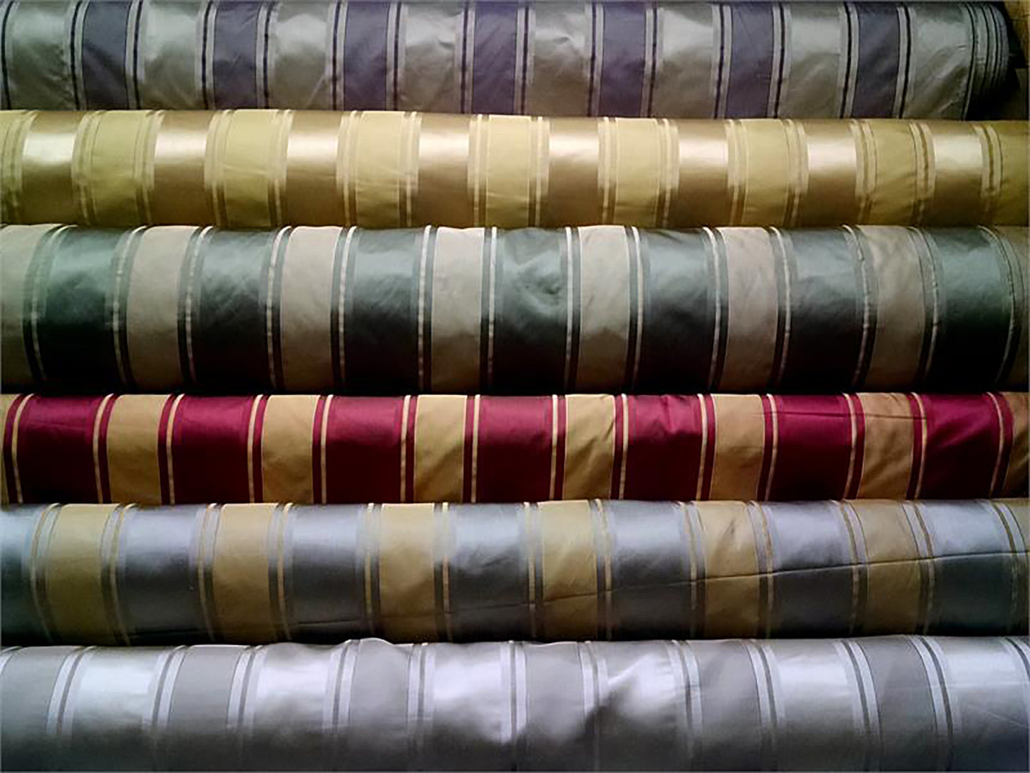 Narnia Collection - Satin Silk - Black and Taupe