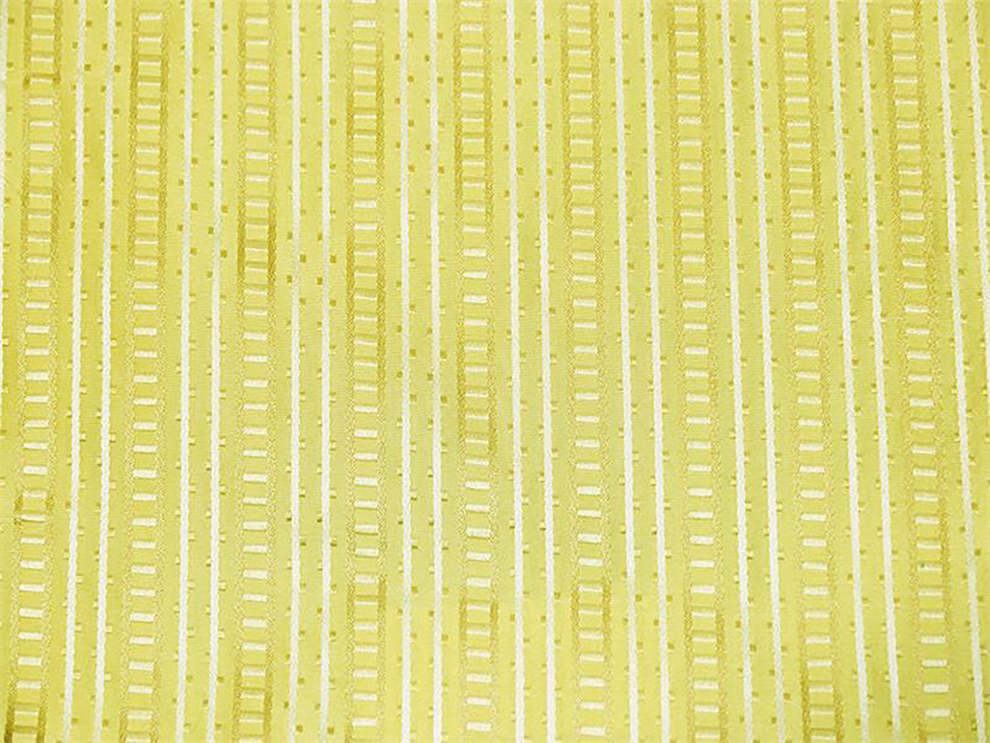Paseo Collection - Woven Striped Silk Taffeta - Yellow