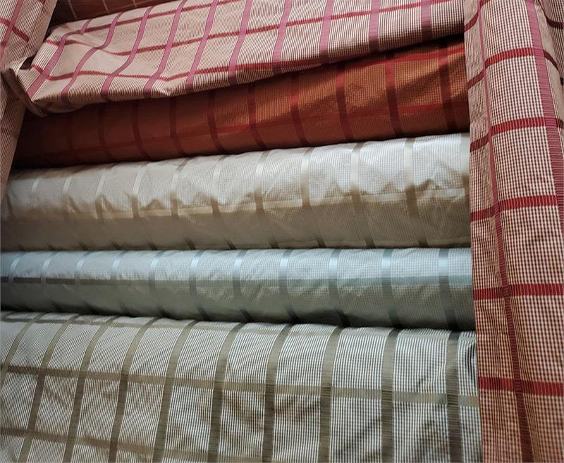 Princeton Plaid Collection - Plaid Silk Taffeta - Yellow