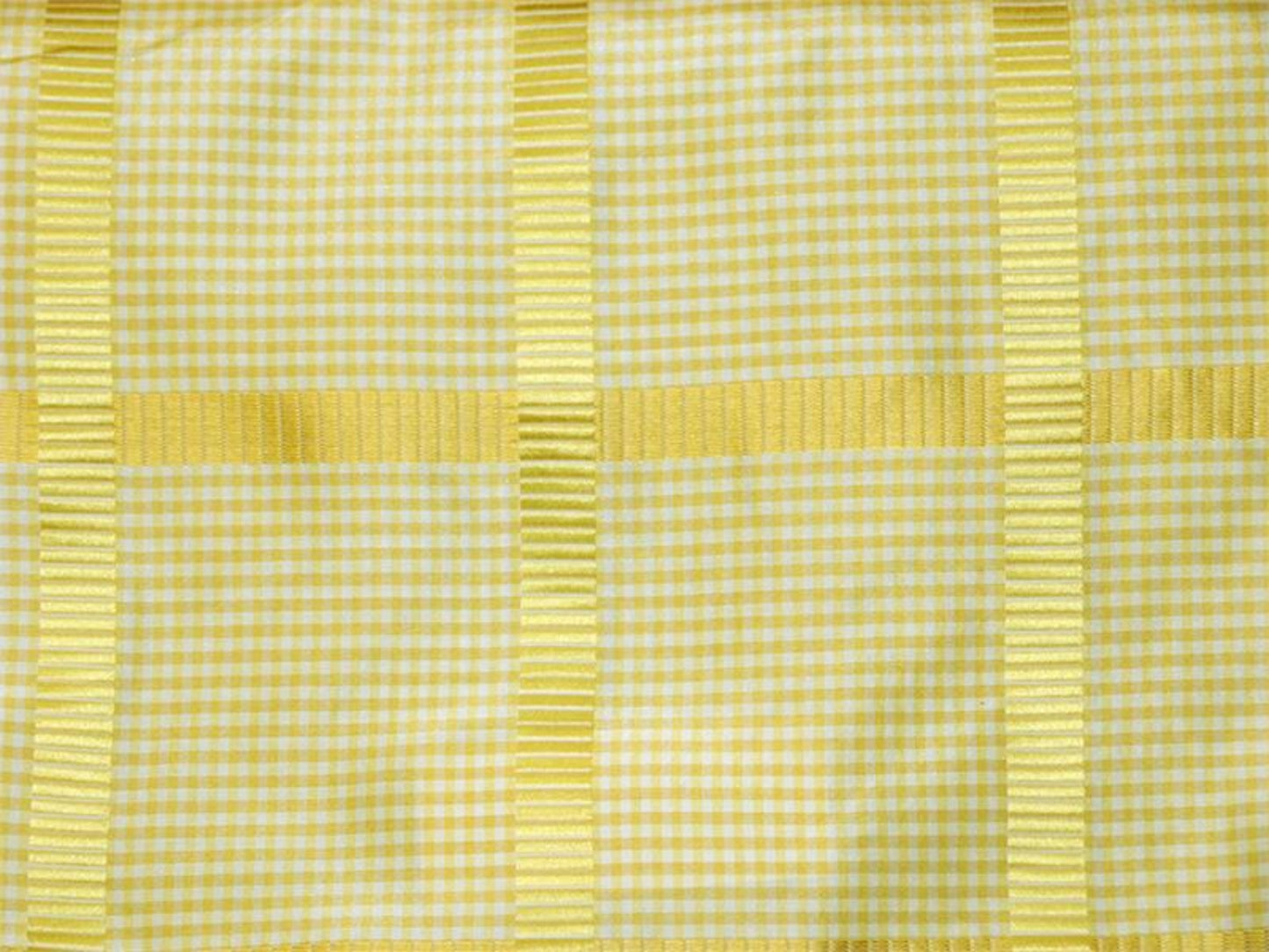 Princeton Plaid Collection - Plaid Silk Taffeta - Yellow