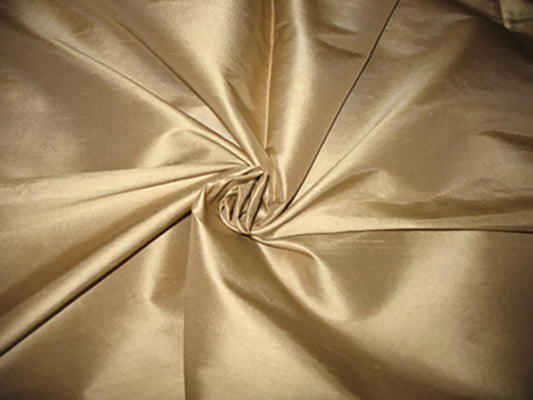 Solid Silk Dupioni - Golden Taupe