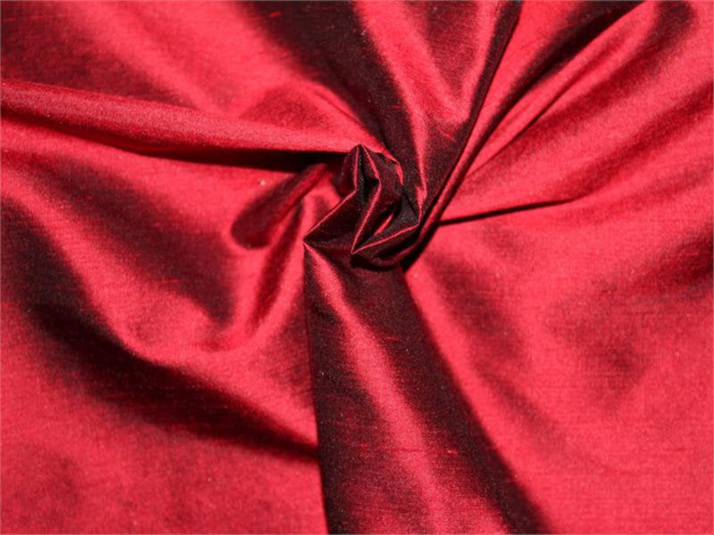 Swatch - Solid Silk Dupioni - Garnet