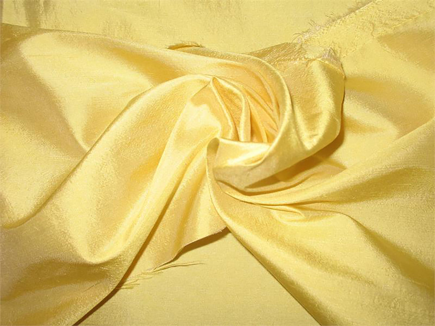 Swatch - Solid Silk Dupioni - Lemon