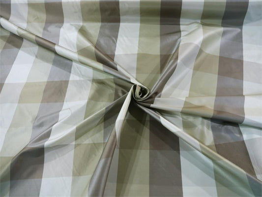 The Hamptons, West Egg - Silk Taffeta - Olive - 1 Yard Remnant