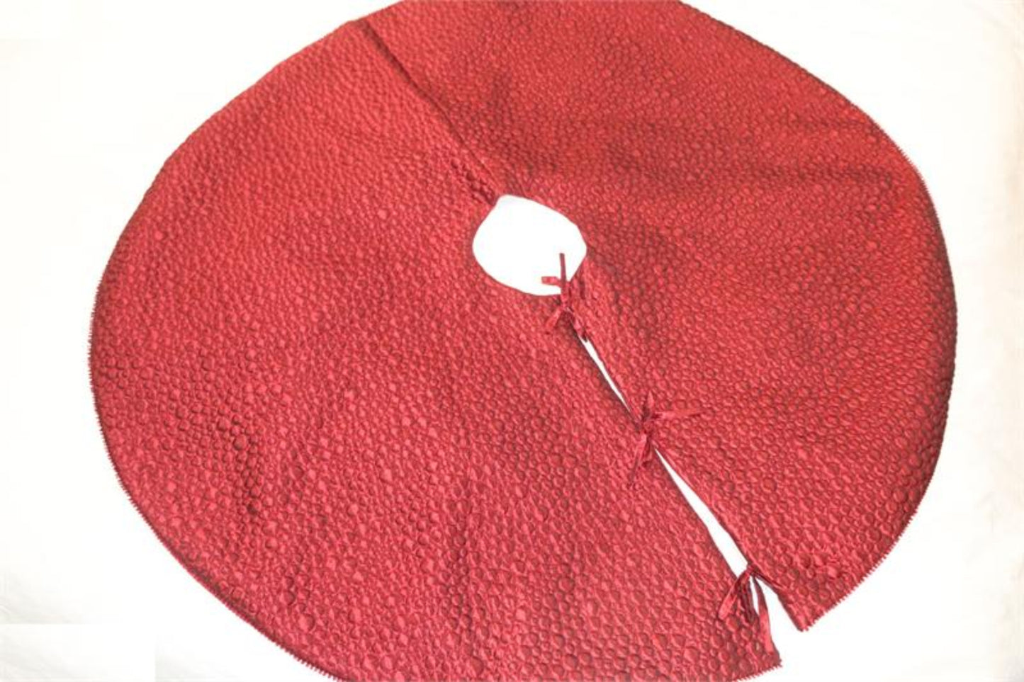 Tree Skirt - Faux Silk Taffeta - Bubbly