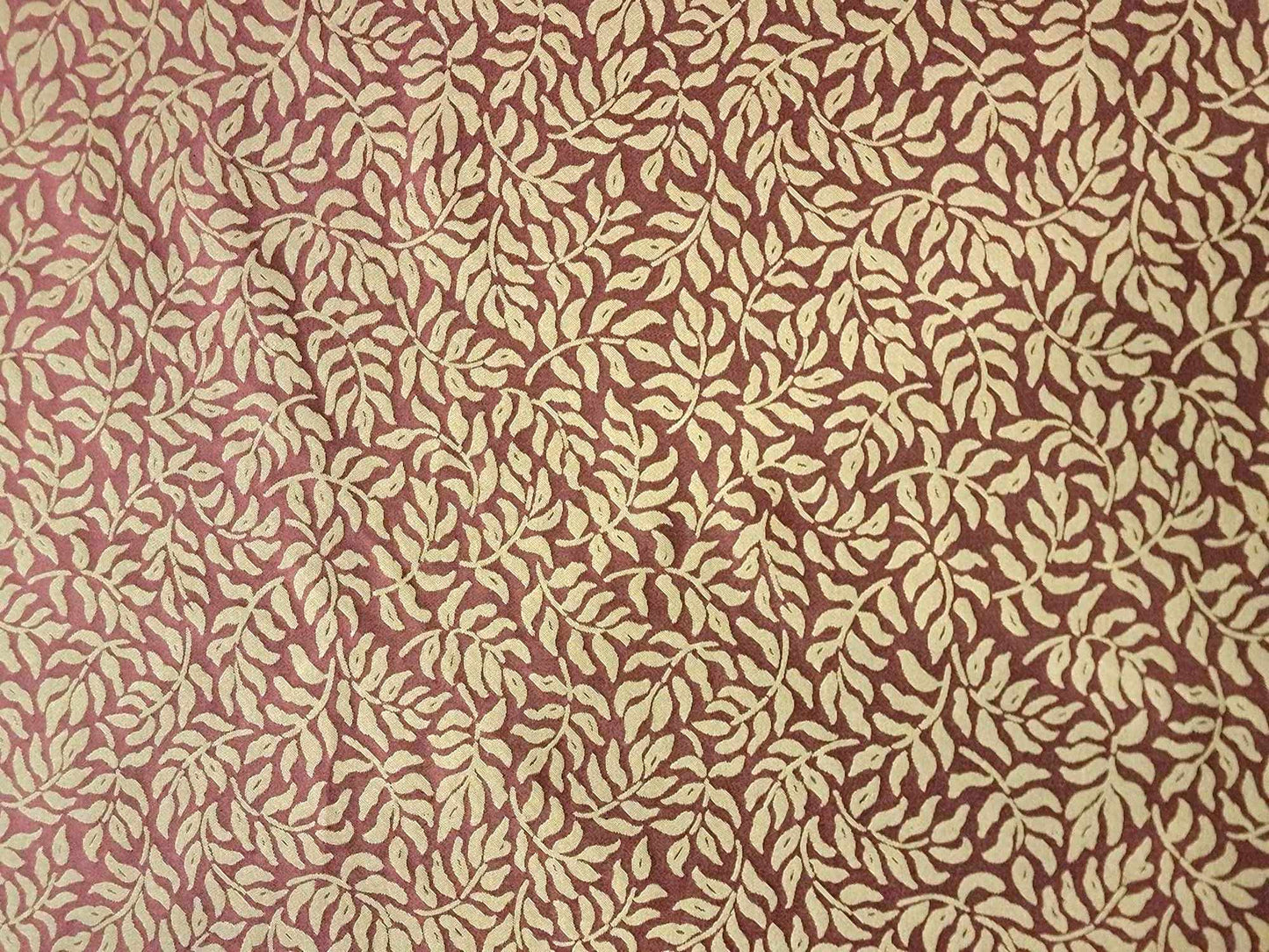 Vivaldi Collection - Silk Brocade - Garnet and Copper