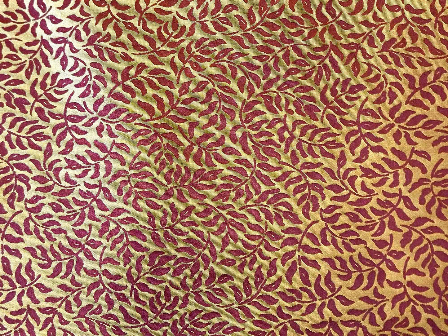 Vivaldi Collection - Silk Brocade - Garnet and Copper