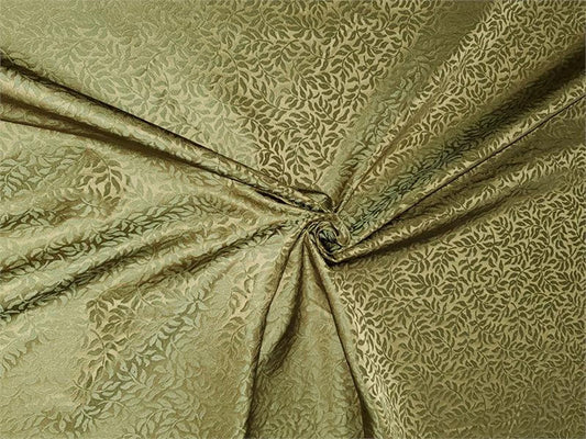 Vivaldi Collection - Silk Brocade - Sage and Gold