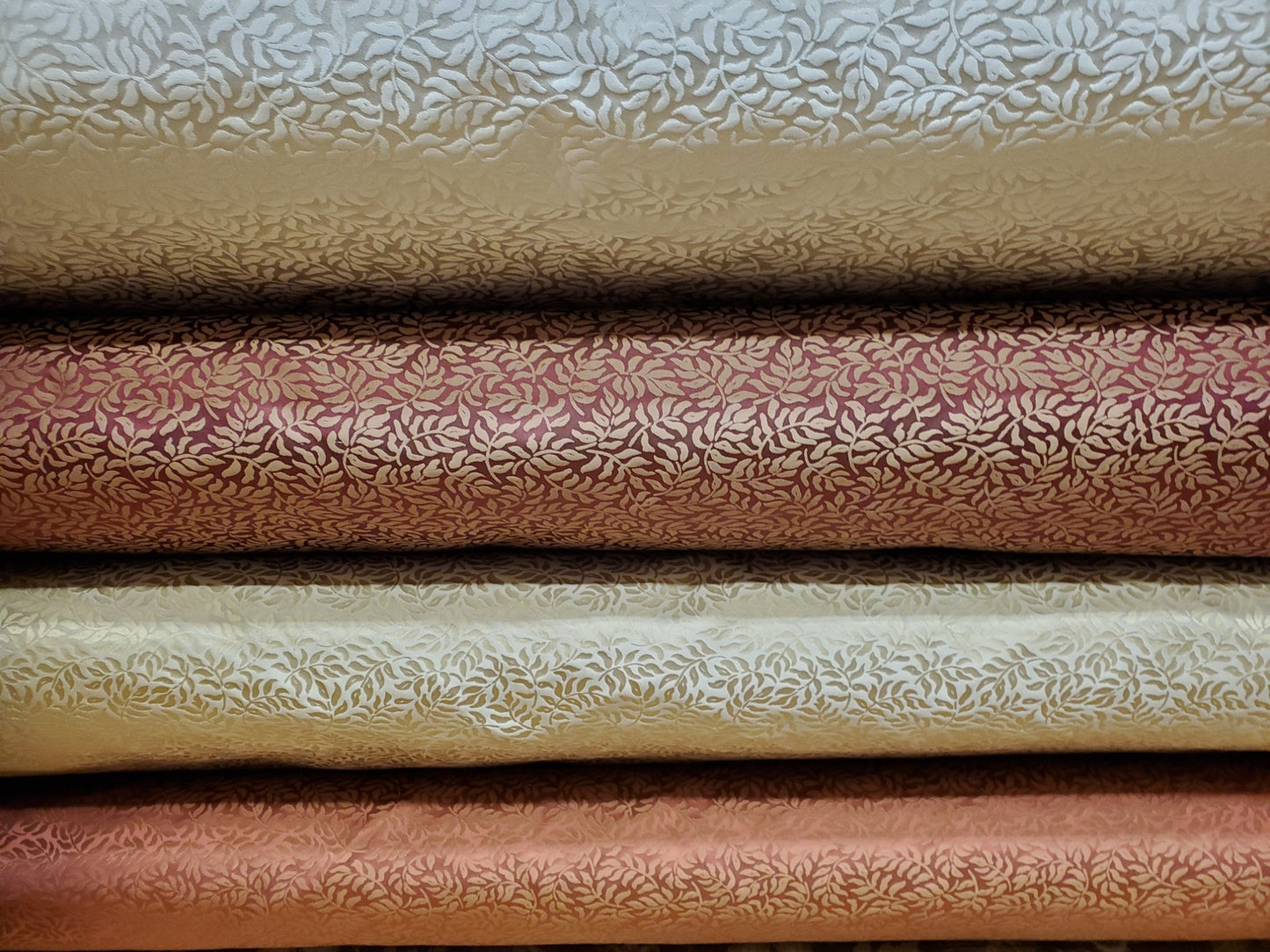 Vivaldi Collection - Silk Brocade - Sage and Gold